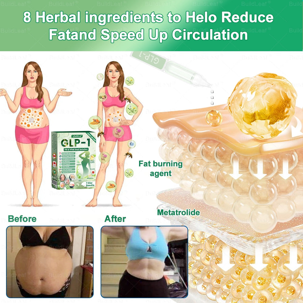 🎁 Only 5 boxes left! 𝑩𝒖𝐢𝒍𝒅𝑳𝒆𝐚𝒇® GL𝐏-1 8-𝒊𝒏-1 𝙁𝙞𝙩 & 𝙑𝙞𝙩𝙖𝙡 𝖮𝗋𝖺𝗅 𝙎𝙤𝙡𝙪𝙩𝙞𝙤𝙣 We're offering an extra 45% off! Help you shape your perfect body and stay healthy. Miss out now, or you'll have to wait until next year.